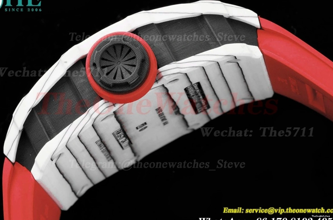 White Sonic Carbon RU Clone RMUL2 RM035 Red 0202